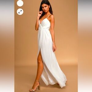 Lulus Undercover Lover Pleated Gown *NWT*